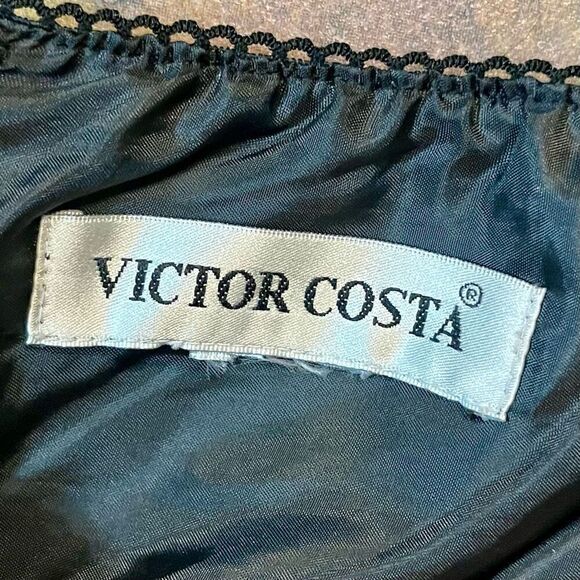 Victor Costa Women’s Black Tulle Long Skirt Medium - Picture 6 of 10